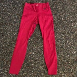 pink nike leggings